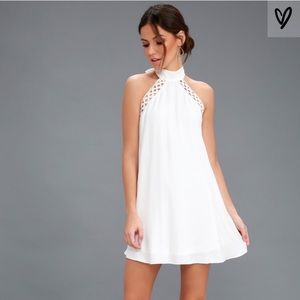 lulus lace halter dress
